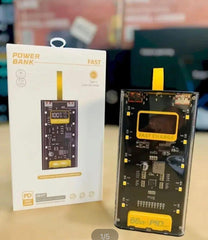 20000 MAH transparent power bank