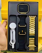 HK9 Ultra Golden smart watch full HD