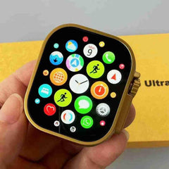 HK9 Ultra Golden smart watch full HD