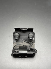 Black AKG handfree