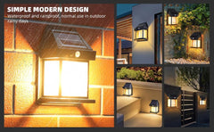 Motion sensor solar sensor lamp