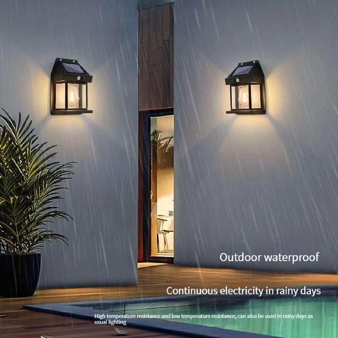 Motion sensor solar sensor lamp